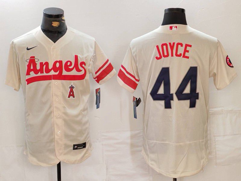 Men Los Angeles Angels #44 Joyce Cream City Edition 2024 Nike Elite MLB Jersey style 1->los angeles angels->MLB Jersey